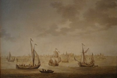 View of Gouda by Christoffel Pierson